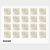 Washington Vierkante Sticker (Vel)