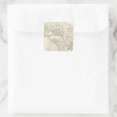Washington Vierkante Sticker (Tas)