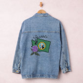 Washington vlag en ventilator Pacific Rhododendron Denim Jacket (Hangar)