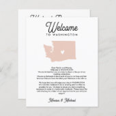 WASHINGTON Welkomstbrief Elke KLEUR (Voorkant / Achterkant)