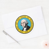 Washingtonian Seal, Zegel van Washington Sticker (Envelop)
