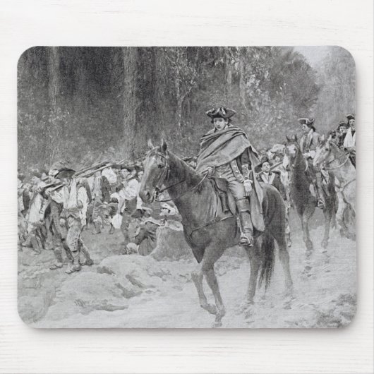 Washington's Retreat van Great Meadows Muismat (Voorkant)