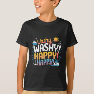 Washy Funny Familie Cruiseschip Vakantie Cruising T-shirt