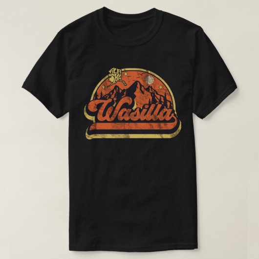 Wasilla, Alaska T-shirt (Design voorkant)