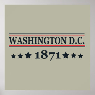 wasington dc poster