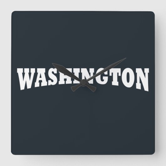 wasington dc vierkante klok (Voorkant)