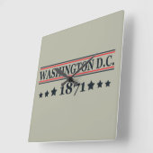 wasington dc vierkante klok (Hoek)