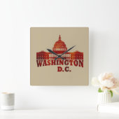 wasington dc vierkante klok (Huis)