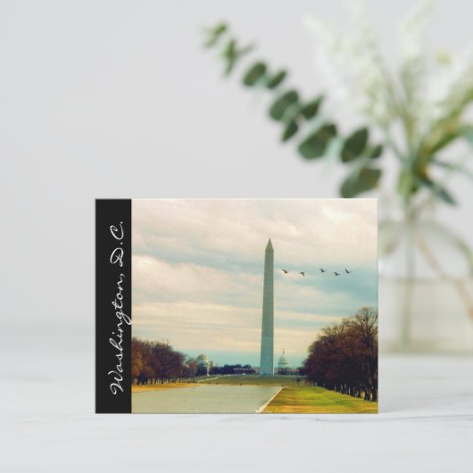 wasington luxe monument briefkaart (Staand voorkant)