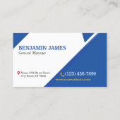 Wasinrichting onder druk visitekaartje (Achterkant)