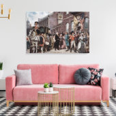  wasinstallatie in Philadelphia Canvas Afdruk (Insitu (Woonkamer))