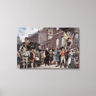 wasinstallatie in Philadelphia Canvas Afdruk