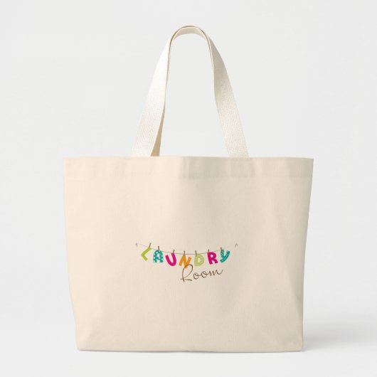Waskamer Grote Tote Bag (Voorkant)