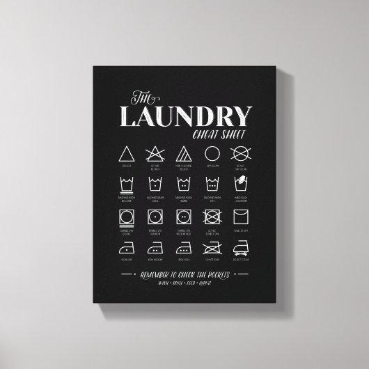 Waskamer — kaasblad canvas afdruk (Voorkant)