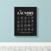 Waskamer — kaasblad canvas afdruk (Insitu (Houten vloer))