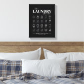 Waskamer — kaasblad canvas afdruk (Insitu (Slaapkamer))