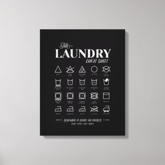 Waskamer — kaasblad canvas afdruk (Voorkant)