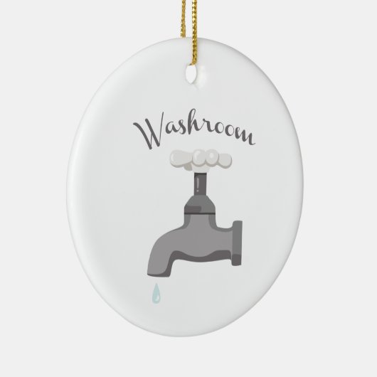 Waskamer Keramisch Ornament (Rechts)