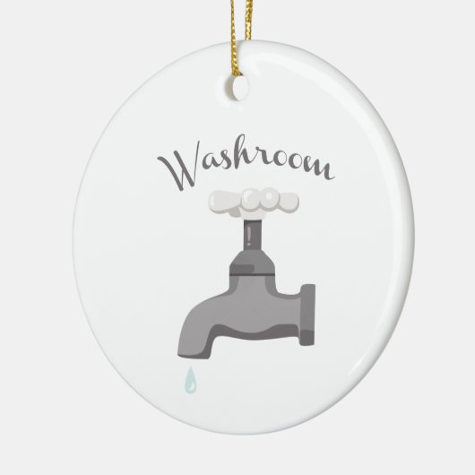 Waskamer Keramisch Ornament (Links)