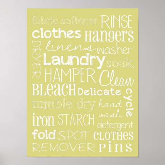 Waskamer Poster (Voorkant)