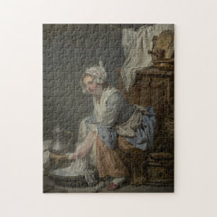 Waskamer wasmachine legpuzzel