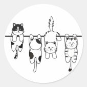 waskat ronde sticker (Voorkant)