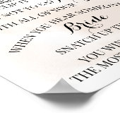 Wasknijper Herfst Eucalyptus Bruiloft Feest Spel b Poster (Hoek)