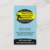 Waskracht onder druk visitekaartje (Voorkant)