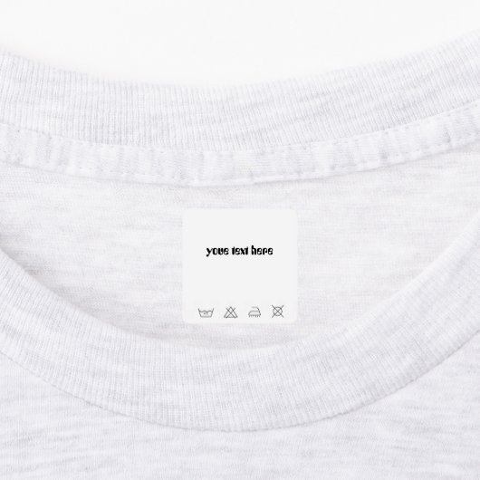 waslabel labels (Aangebracht)