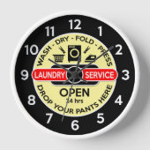 Waslokklok / Utility Room Clock (Voorkant)