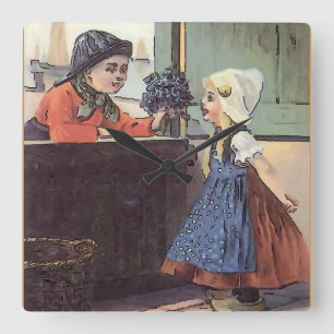 Waslokklok Vierkante Klok