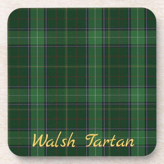 Waslsh Tartan Dessous de verre Mariage jeu cadeau  (Devant)