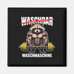 Wasmachine Bodybuilding Fitness Gym Magneet