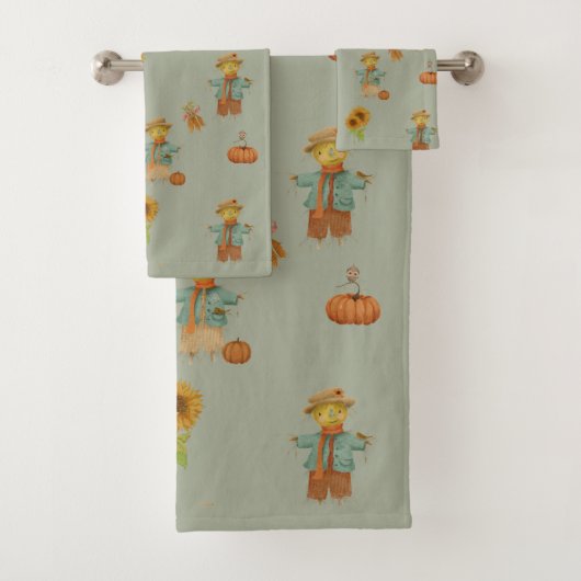 wasmachine en pompoendoekset bad handdoek (Insitu)