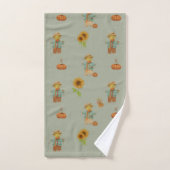 wasmachine en pompoendoekset bad handdoek (Handdoek)