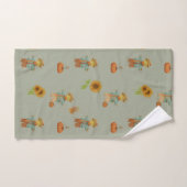 wasmachine en pompoendoekset bad handdoek (Handdoek)