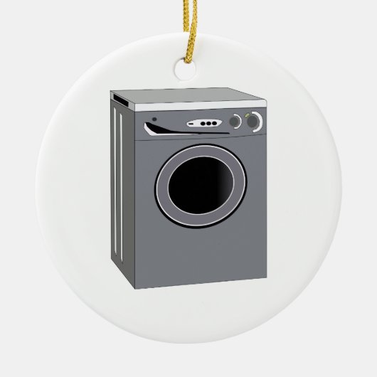 Wasmachine Keramisch Ornament (Voorkant)
