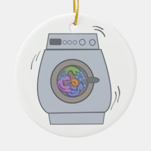 Wasmachine Keramisch Ornament
