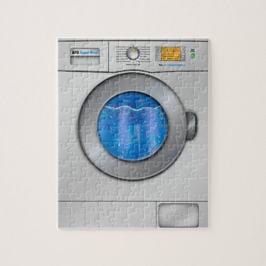 Wasmachine Legpuzzel (Verticaal)