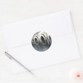 Wasmachine Ronde Sticker (Envelop)