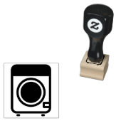 Wasmachine Rubberstempel (Gestempeld)