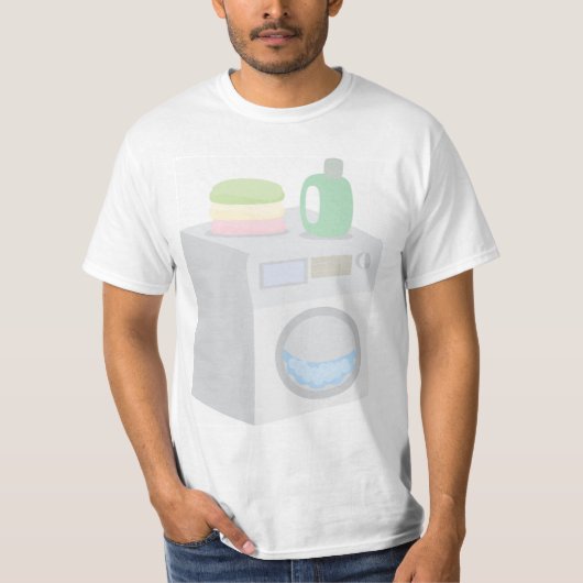 Wasmachine T-shirt (Voorkant)