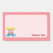 Wasmachine Varken Cartoon Post-it® Notes (Voorkant)