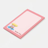 Wasmachine Varken Cartoon Post-it® Notes (Schuin)