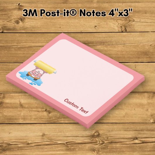 Wasmachine Varken Cartoon Post-it® Notes