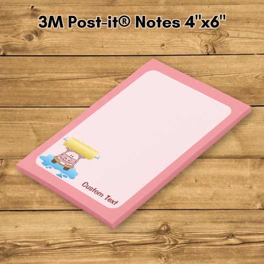 Wasmachine Varken Cartoon Post-it® Notes
