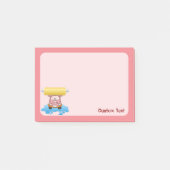 Wasmachine Varken Cartoon Post-it® Notes (Voorkant)
