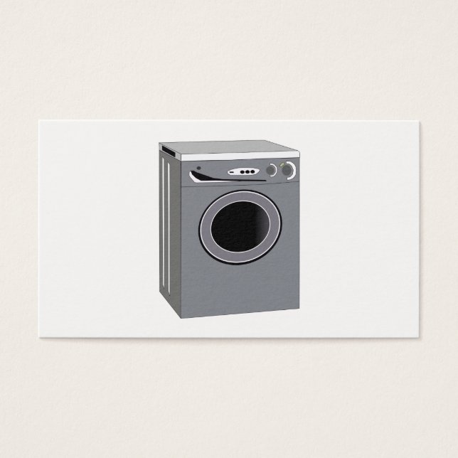 Wasmachine Visitekaartjes (Voorkant)