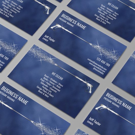 Wasmachine voor professionele druk visitekaartje