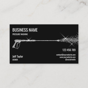 Wasmachine voor professionele druk visitekaartje